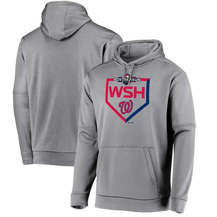 Washington Nationals Majestic 2019 Postseason Dugout Authentic Pullover Hoodie Gray,We sell and wholesale Washington Nationals Majestic 2019 Postseason Dugout Authentic Pullover Hoodie Gray on line form chian!